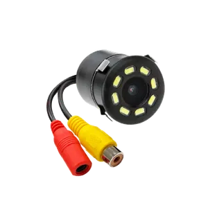 Cámara de Retroceso Universal Aderco Redonda 8led
